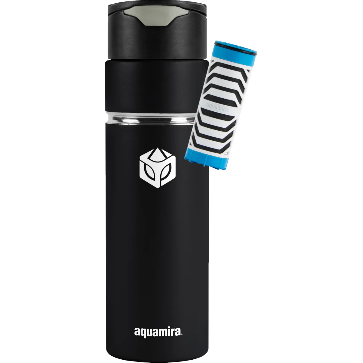 Aquamira 24 oz. Shift Stainless Steel Filter Water Bottle - Image 4