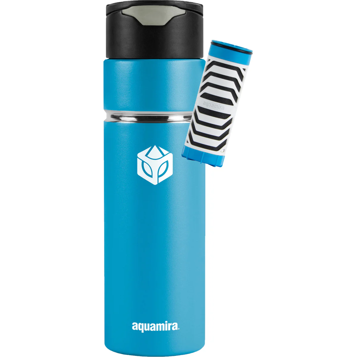 Aquamira 24 oz. Shift Stainless Steel Filter Water Bottle - Image 8