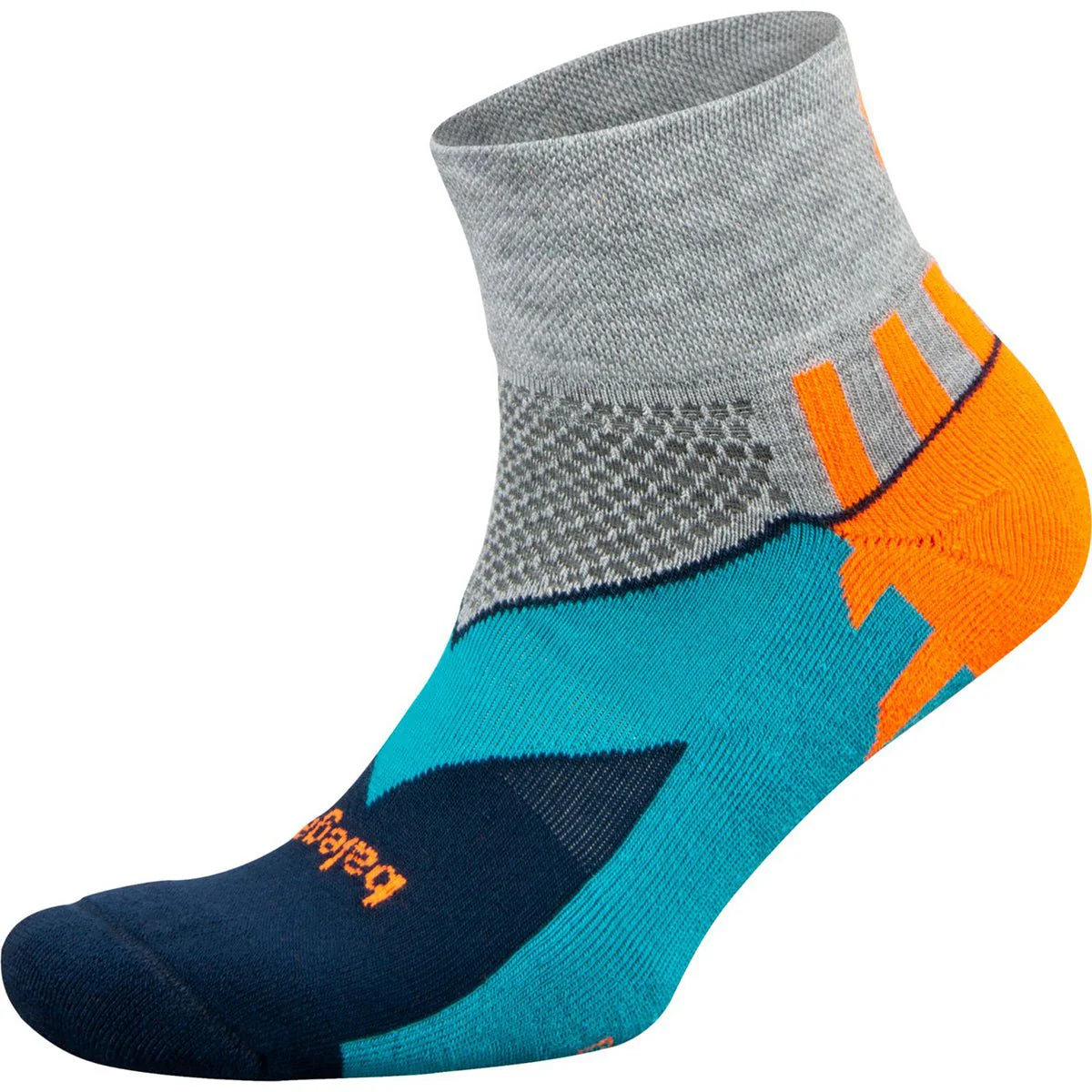 Balega Enduro Quarter Running Socks - Midgray/Ink