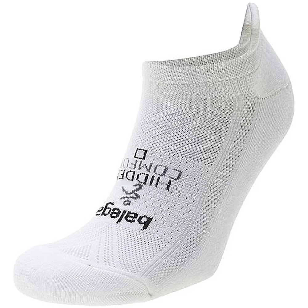 Balega Hidden Comfort Sole Cushioning Running Socks - White - Image 2