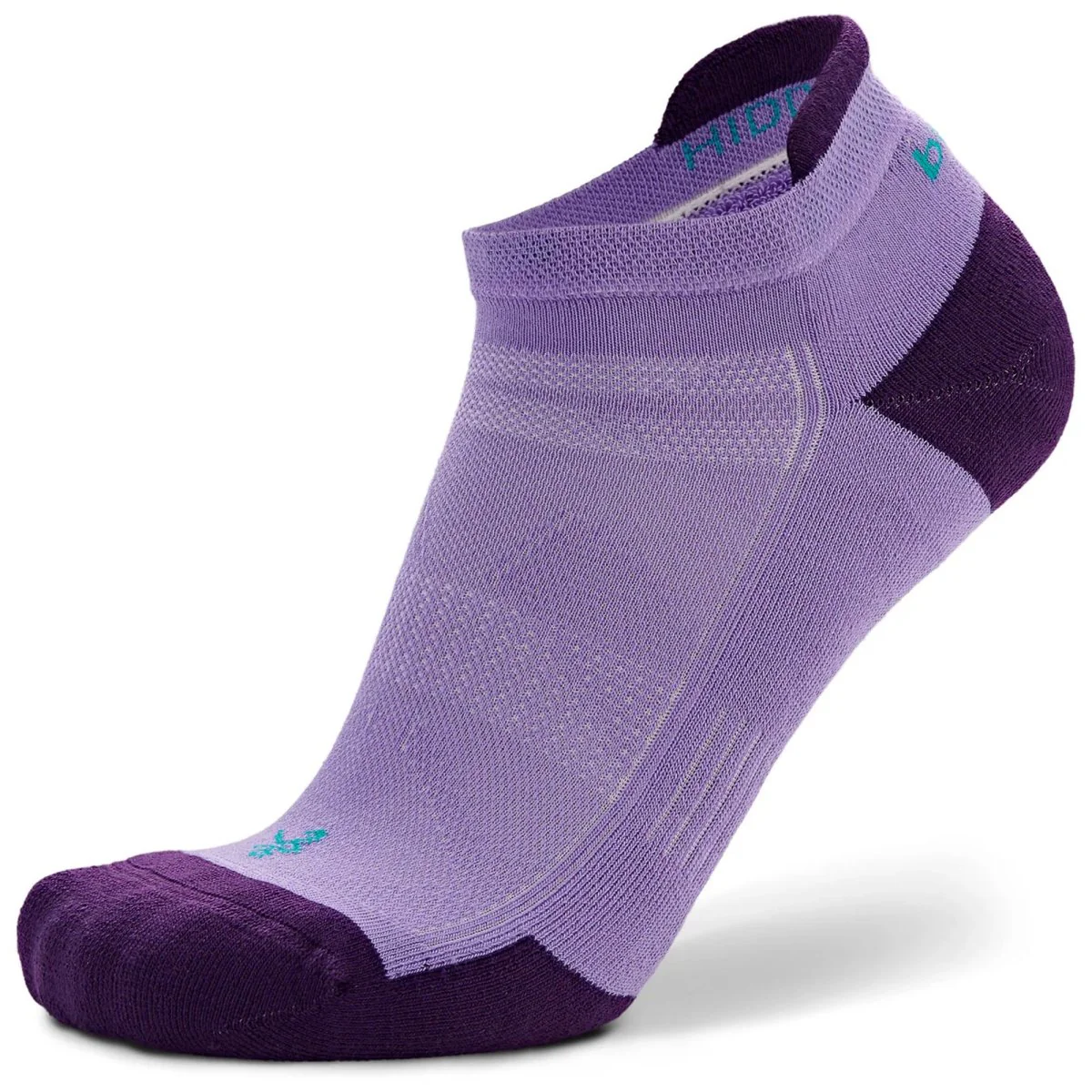 Balega Hidden Contour Socks, Bright Lavender