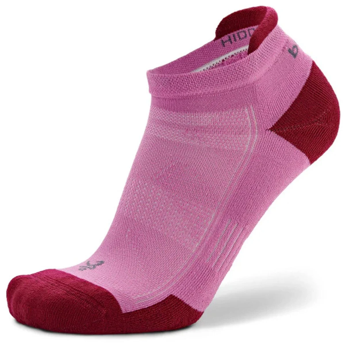 Balega Hidden Contour Socks, Super Pink