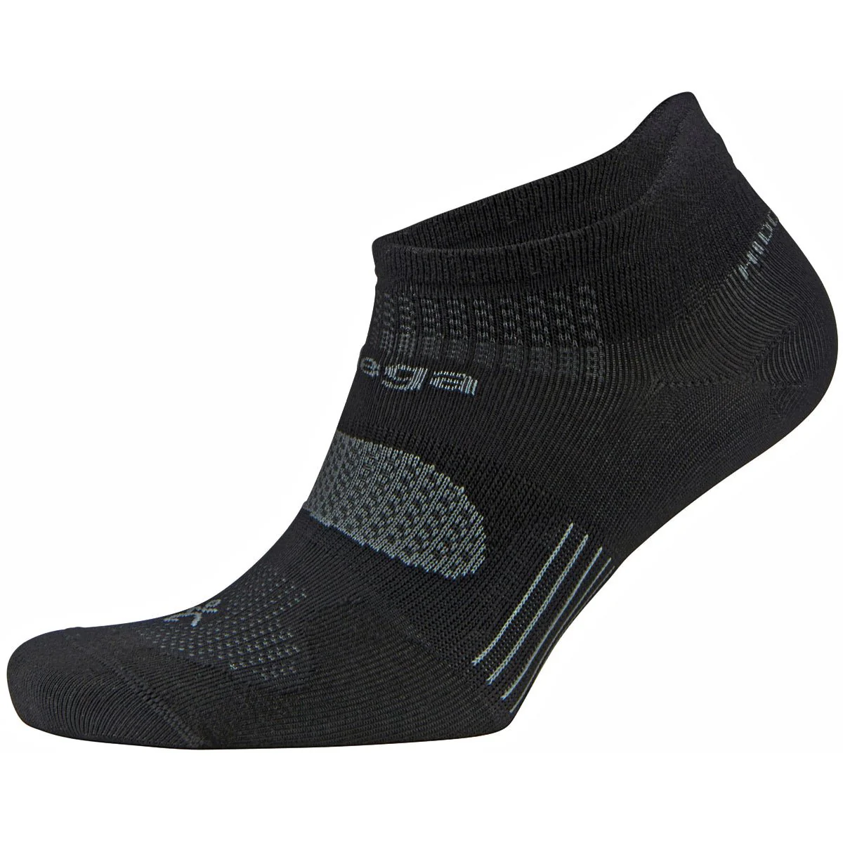 Balega Hidden Dry 2 Second Skin No Show Running Socks - Black
