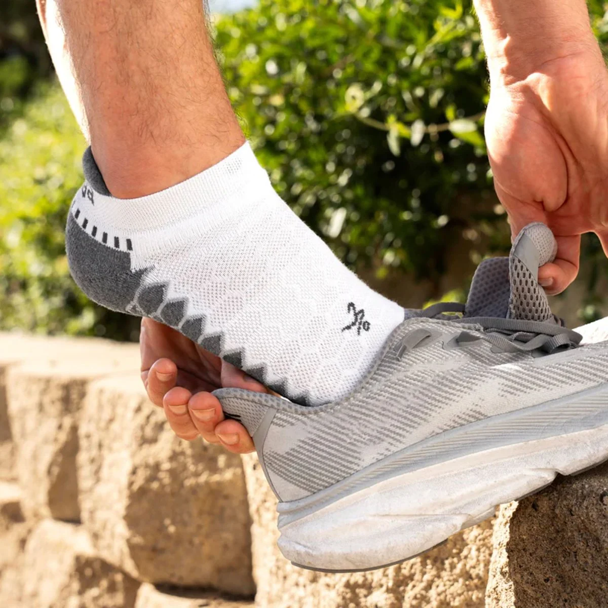 Balega Silver No Show Socks, Super Pink - Image 3
