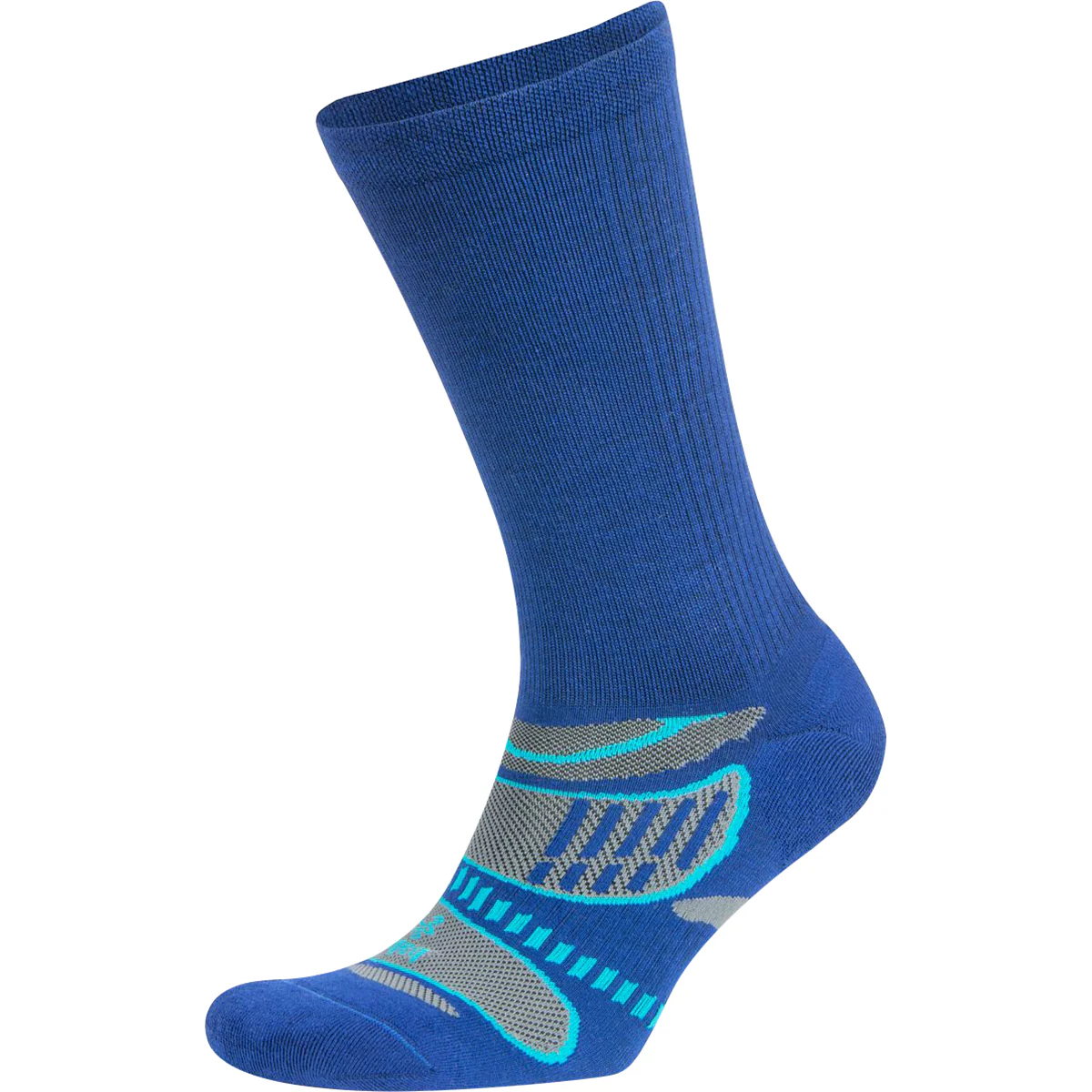 Balega UltraLight Crew Running Socks - Cobalt/Light Gray