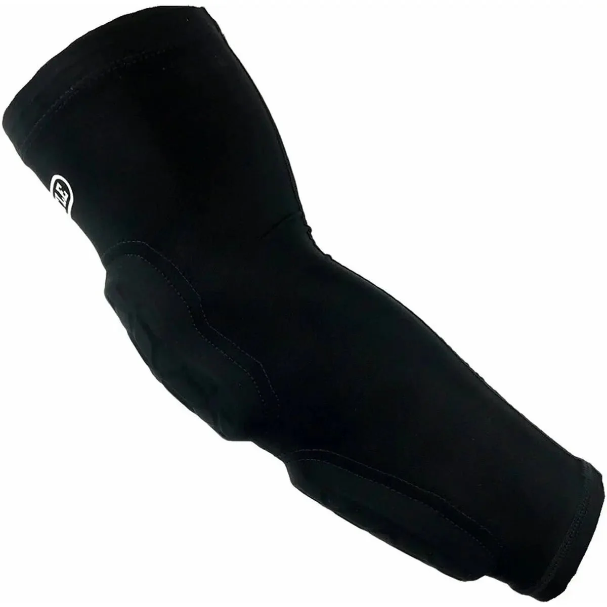 Battle Sports Adult Elbow & Forearm Padded Football Arm Sleeve - Black - Image 2