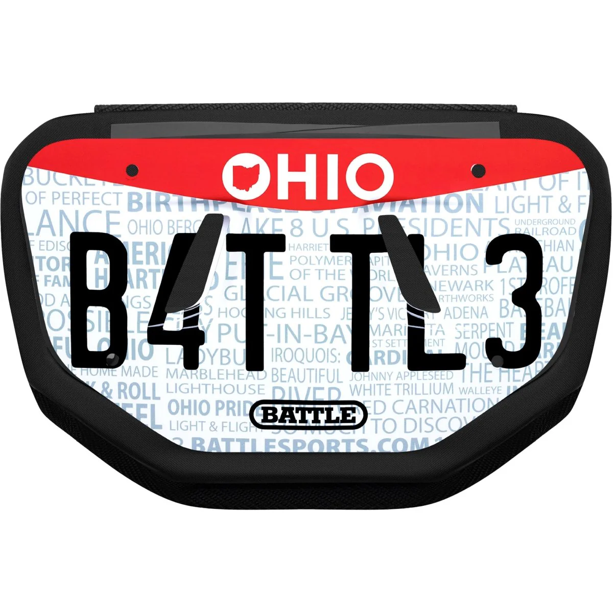 Battle Sports Adult License Plate Protective Football Back Plate - Image 7