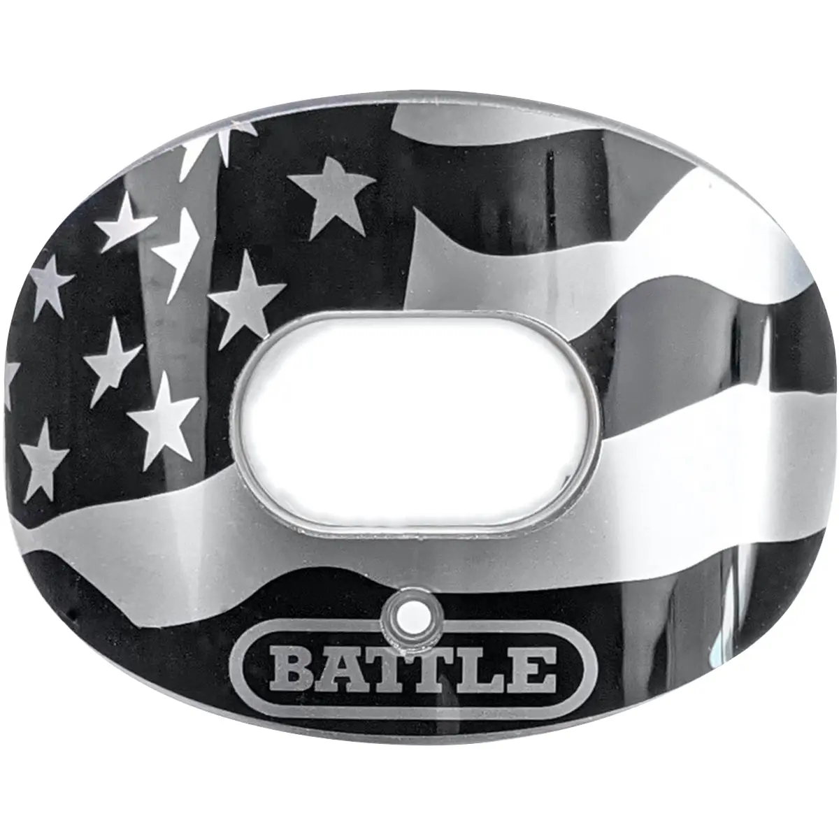 Battle Sports Chrome American Flag 2.0 Oxygen Lip Protector Mouthguard