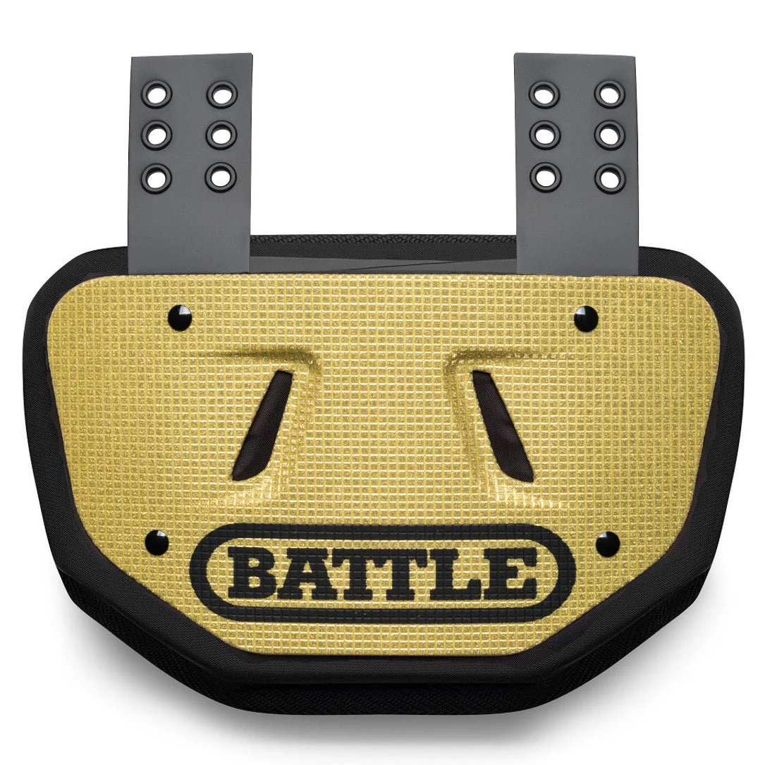 Battle Sports Diamond Adult Chrome Protective Football Back Plate - Image 5