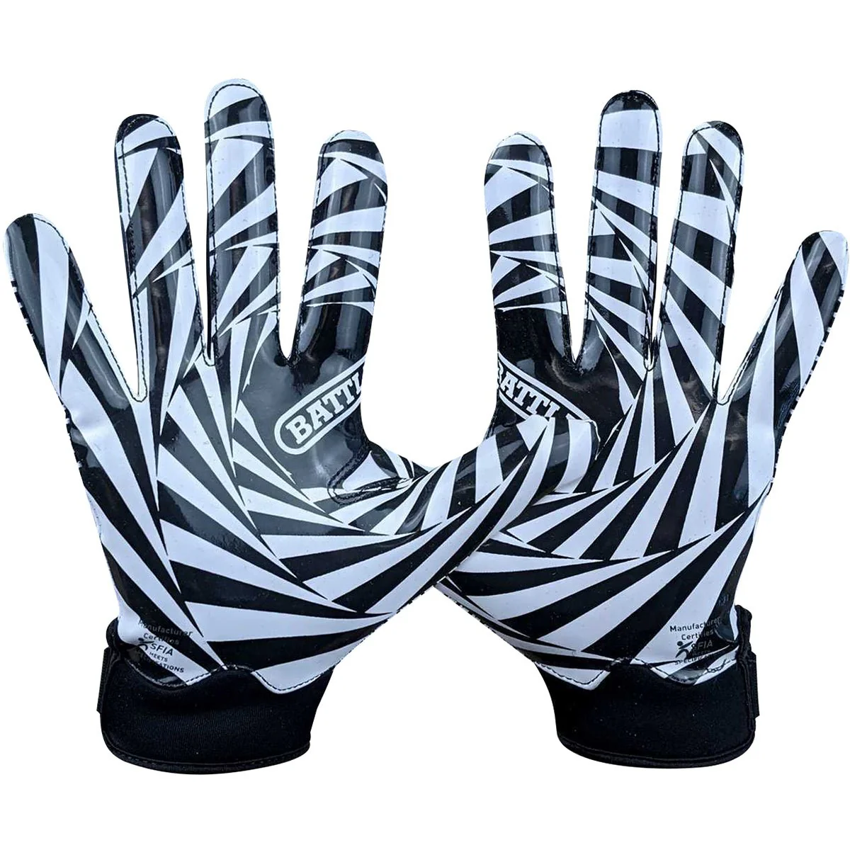 Battle Sports Kaleidoscope Doom 1.0 Adult Football Receiver Gloves - Image 3