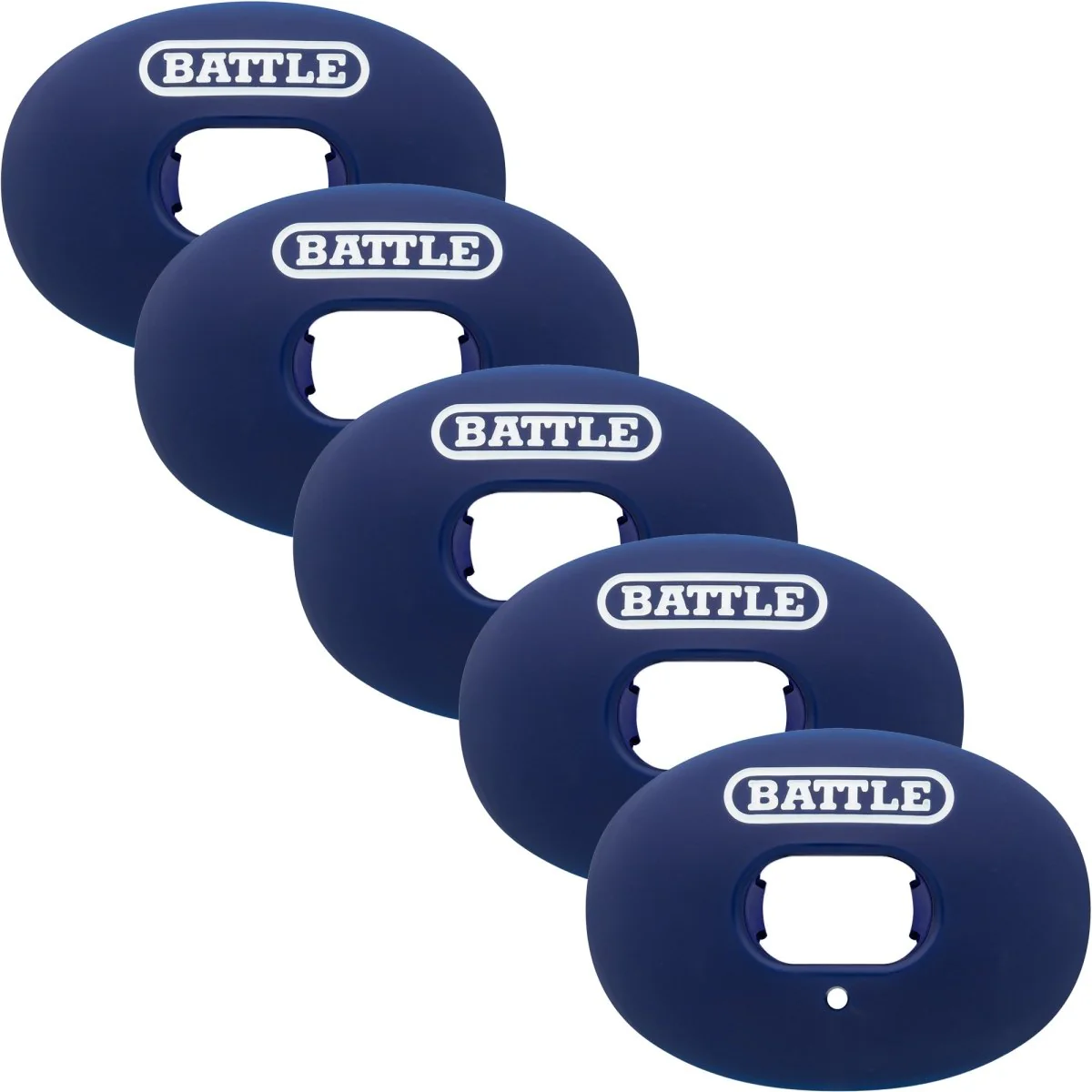 Battle Sports Oxygen Lip Protector Mouthguard 5-Pack - Navy