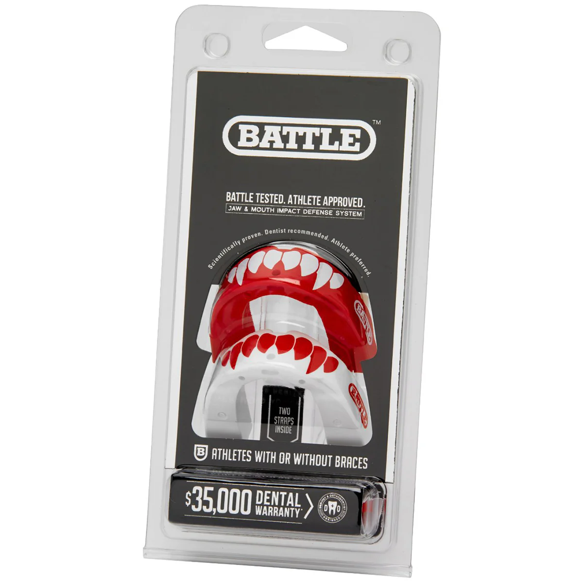 Battle Sports Youth Fang Mouthguard 2-Pack with Straps - Image 13