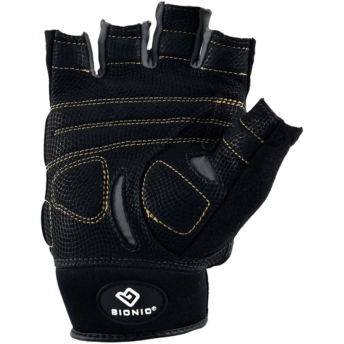 Bionic Women's BeastMode Fingerless Fitness Gloves - Black - Image 3