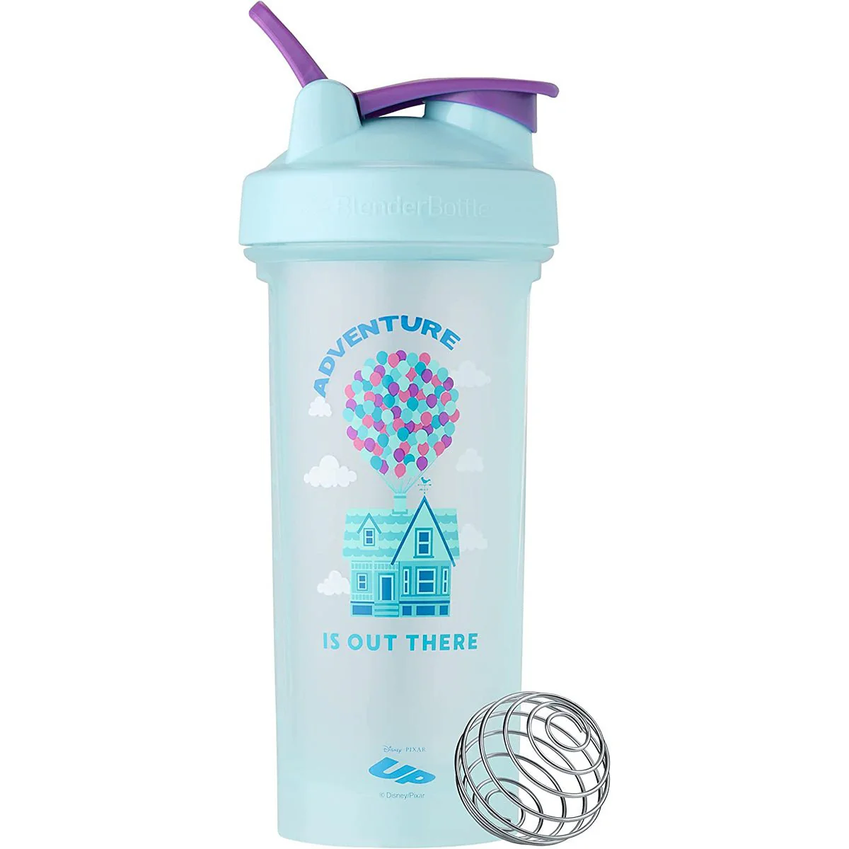 Blender Bottle Classic 28 oz. Disney Pixar Shaker Mixer Cup with Loop Top - Image 4