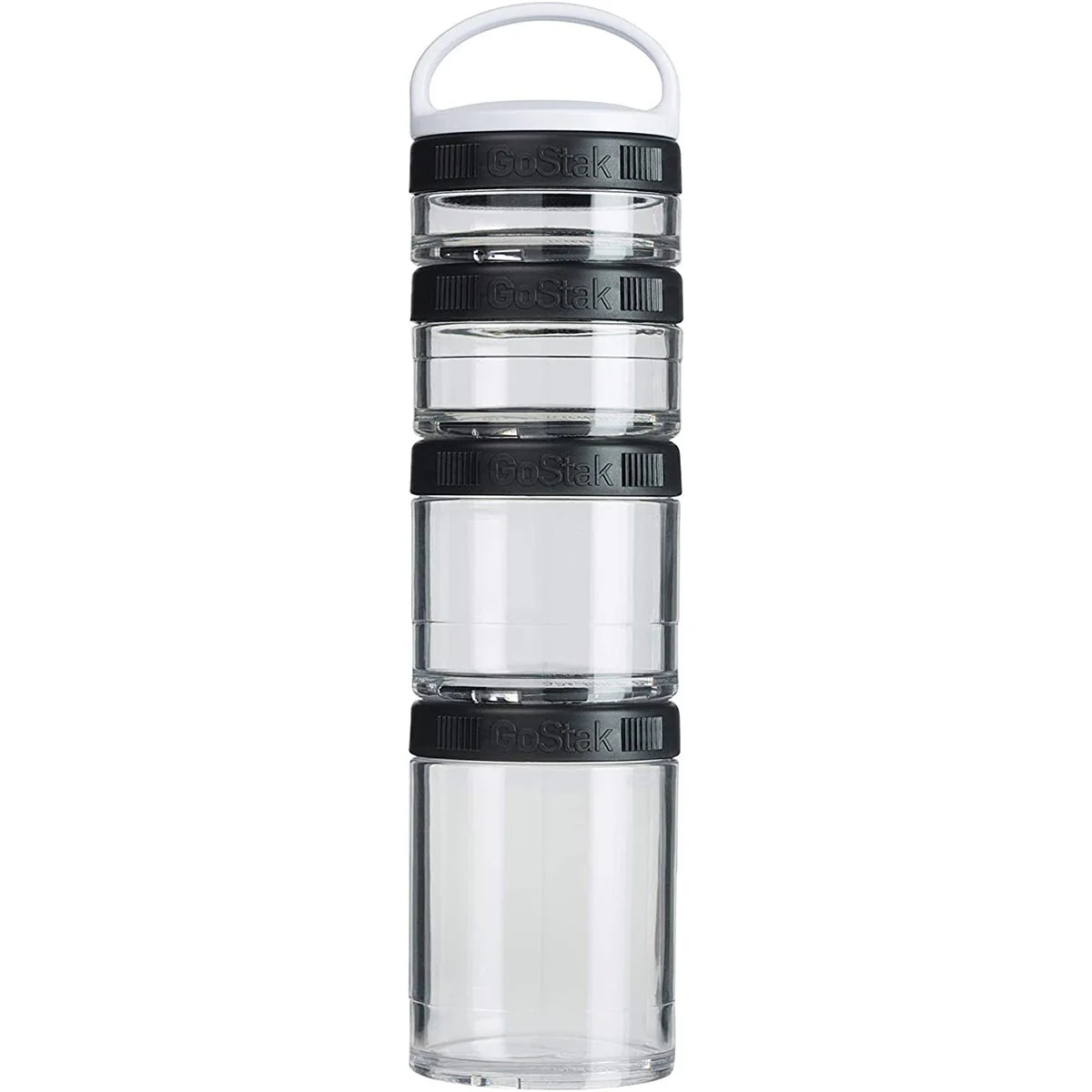 Blender Bottle GoStak Starter 4Pak Twist n' Lock Storage Jars