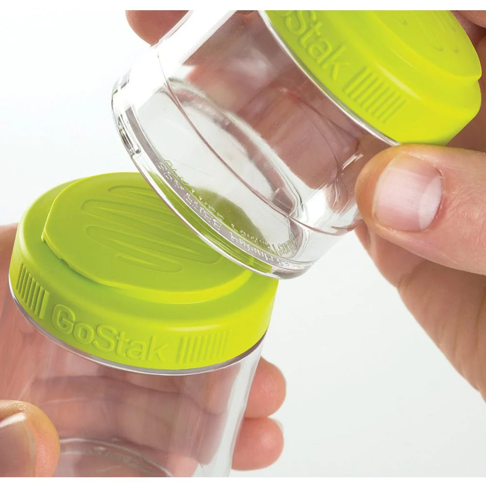 Blender Bottle GoStak Starter 4Pak Twist n' Lock Storage Jars - Image 2