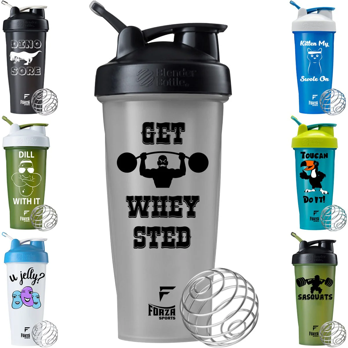 Blender Bottle x Forza Sports Classic 28 oz. Shaker Mixer Cup with Loop Top - Image 14