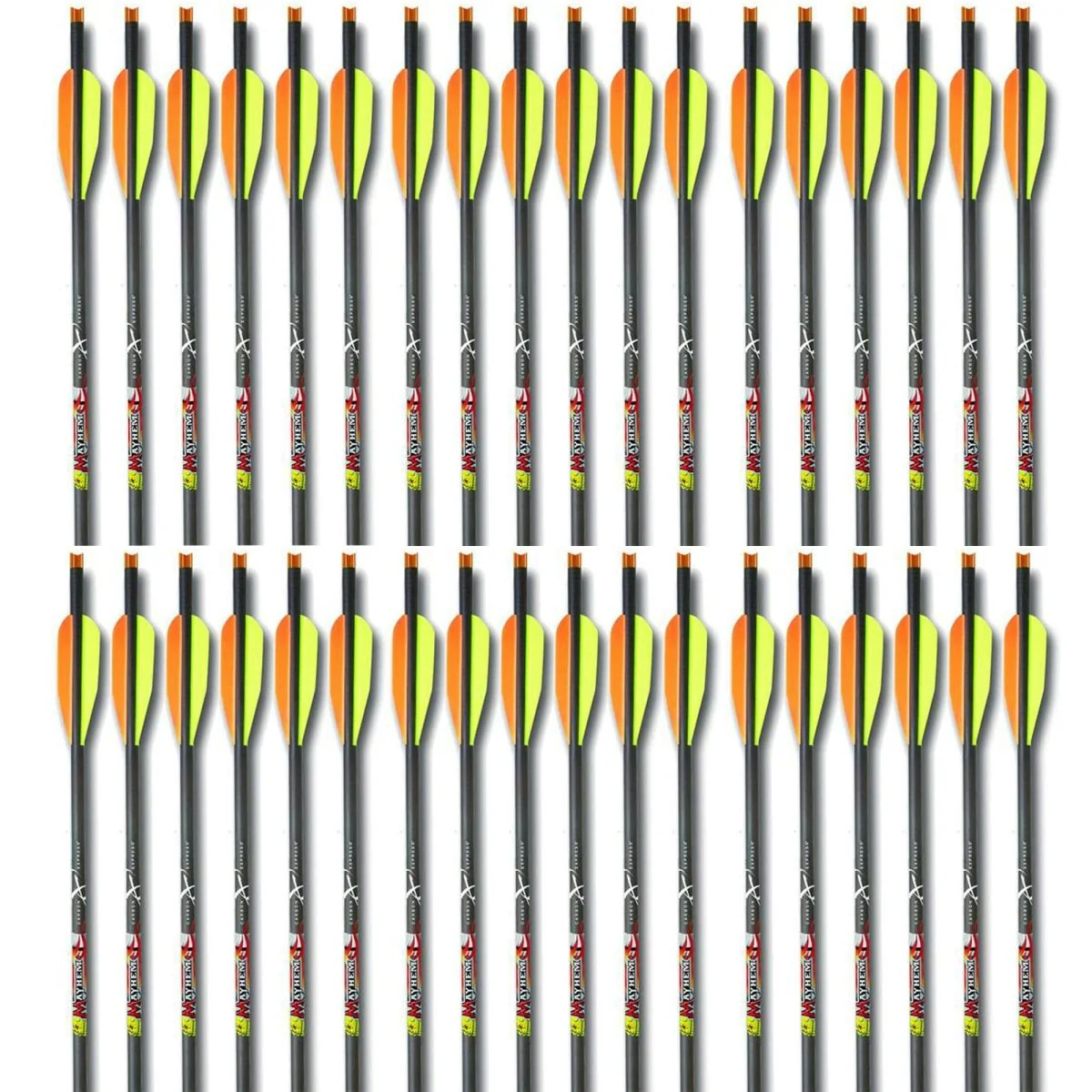 Carbon Express Mayhem 20" Crossbolts 36-Pack - Black