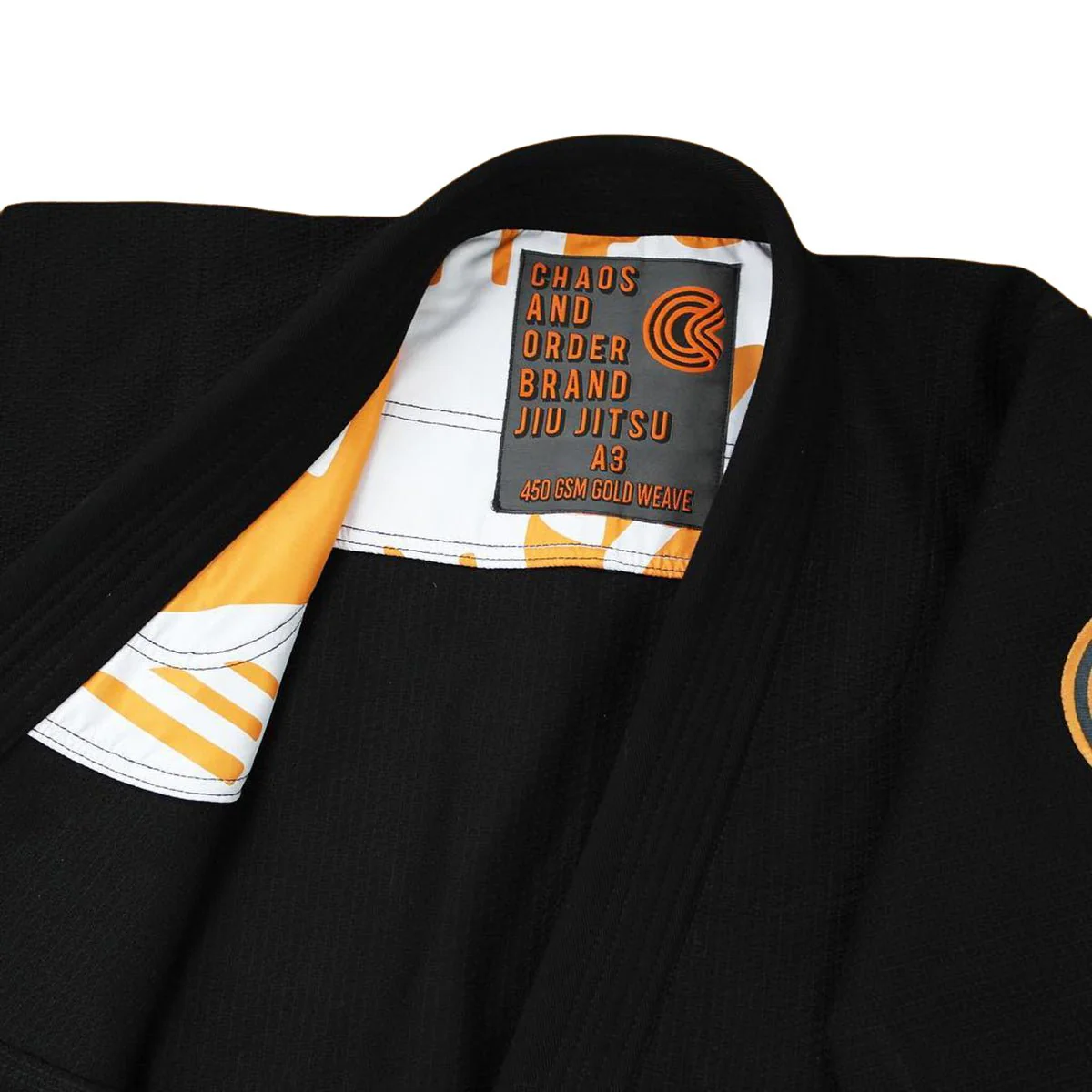 Chaos and Order Base Label V2 BJJ  Gi - Black - Image 5