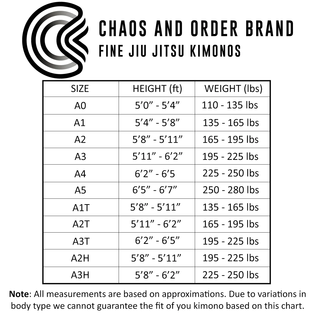 Chaos and Order Base Label V2 BJJ  Gi - Black - Image 6