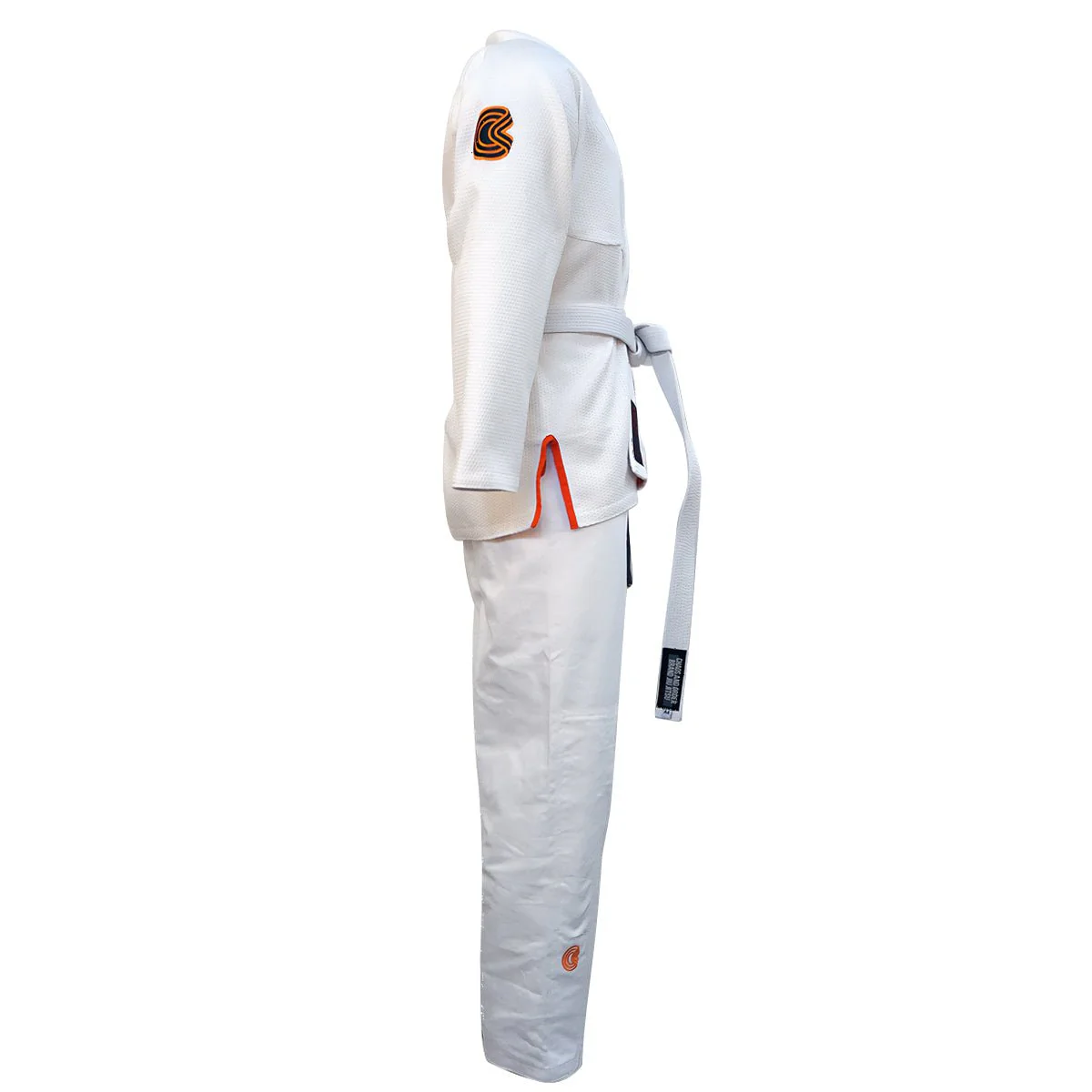 Chaos and Order Base Label V2 BJJ Gi - White - Image 3