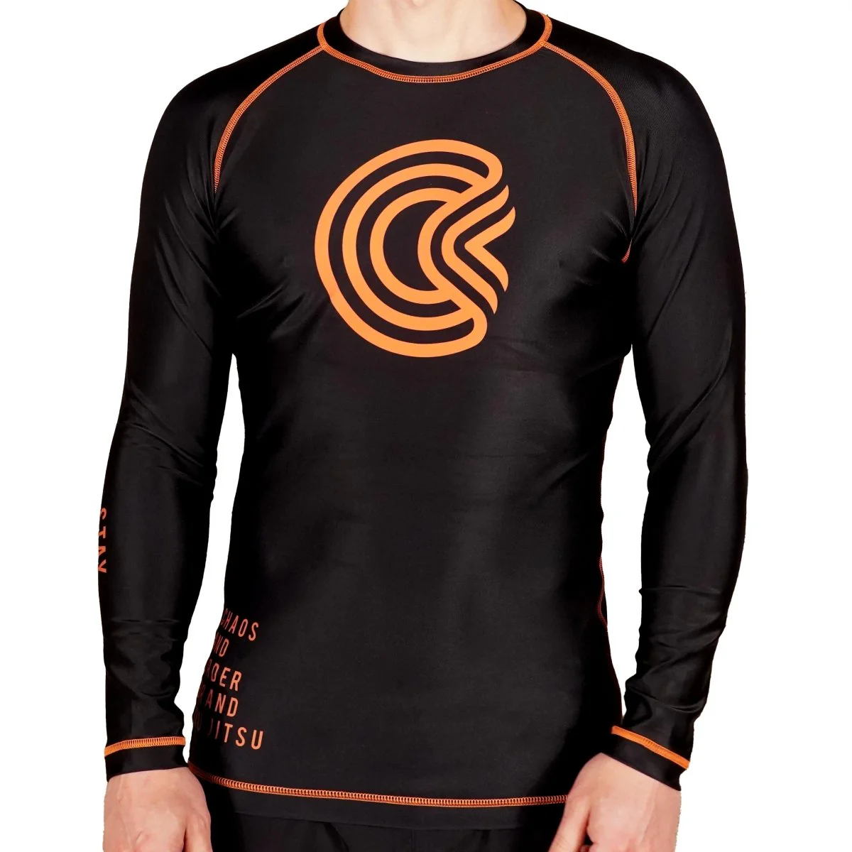 Chaos and Order Base Label V2 Long Sleeve BJJ Rashguard