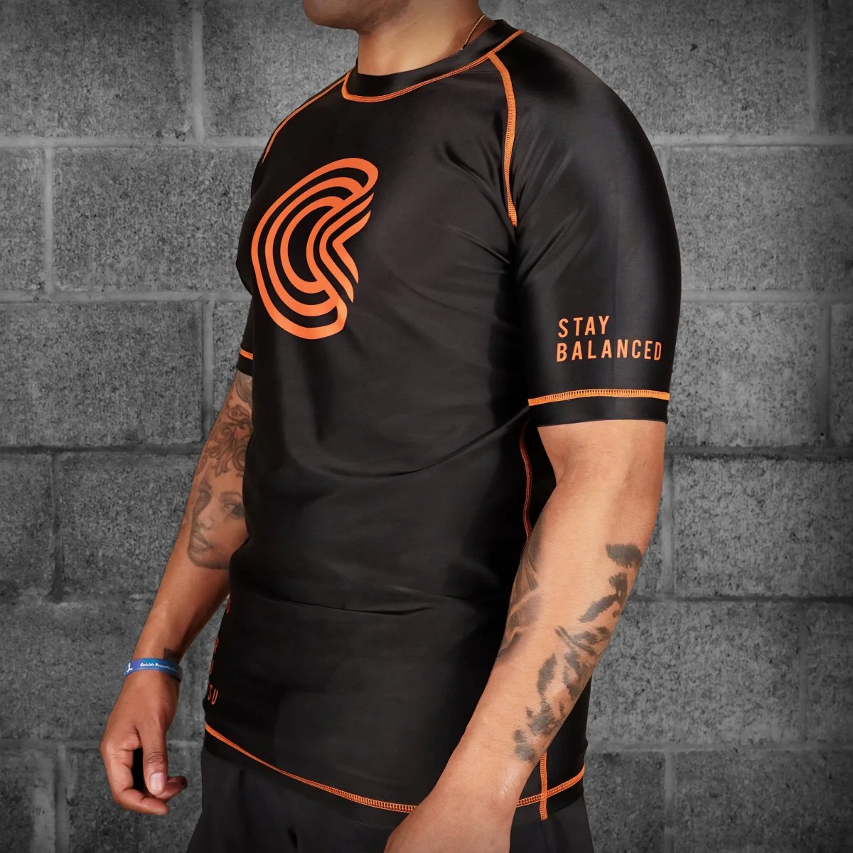 Chaos and Order Base Label V2 Short Sleeve BJJ Rashguard - Image 3