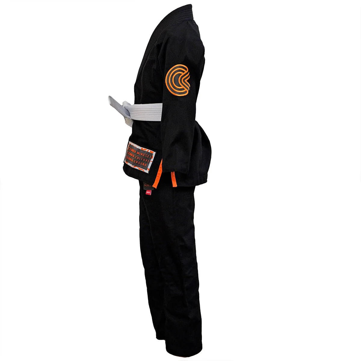 Chaos and Order Kid's Base Label V2 BJJ Gi - Black - Image 3