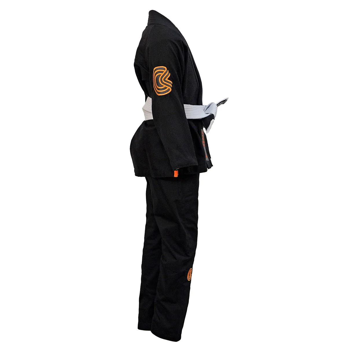 Chaos and Order Kid's Base Label V2 BJJ Gi - Black - Image 4