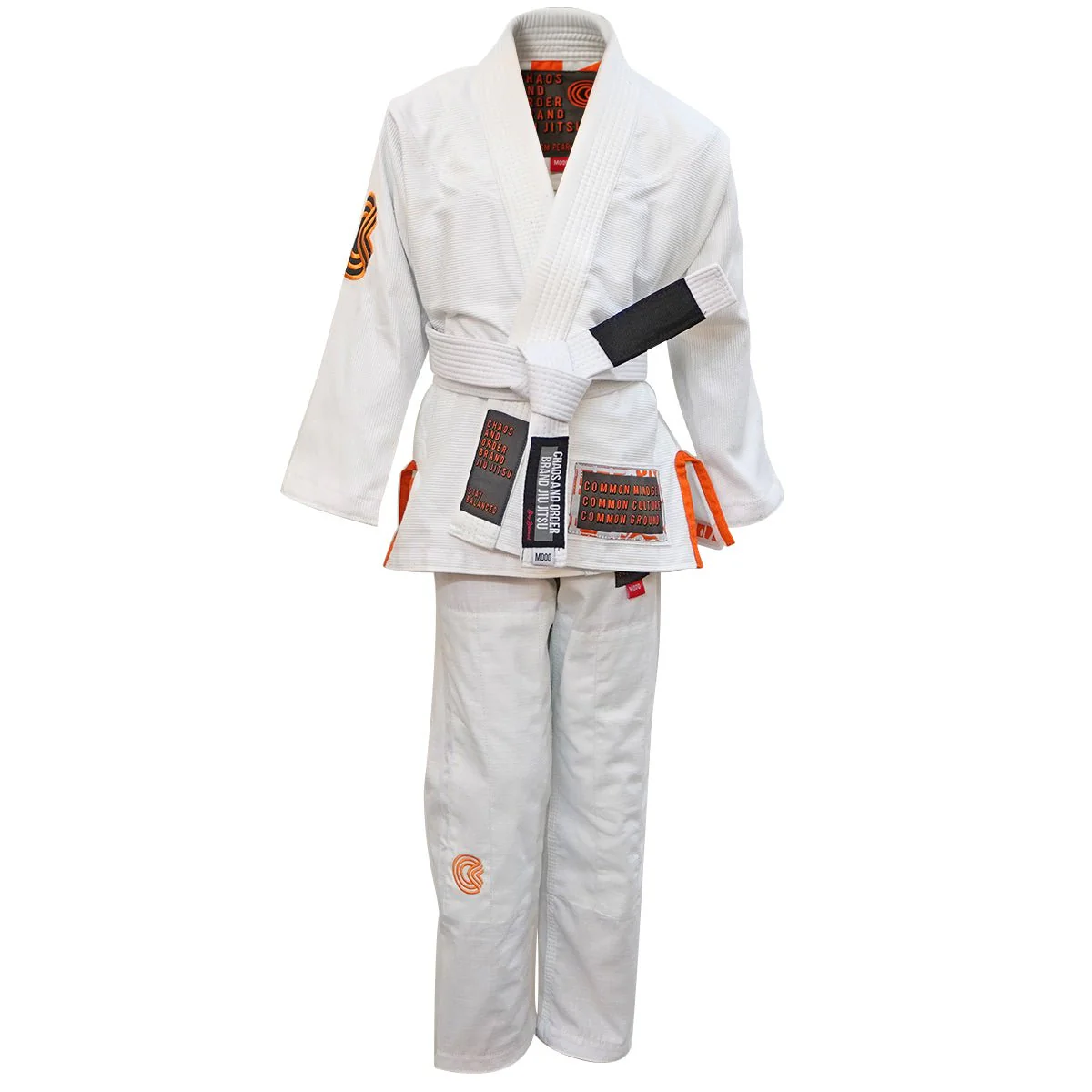 Chaos and Order Kid's Base Label V2 BJJ Gi - White