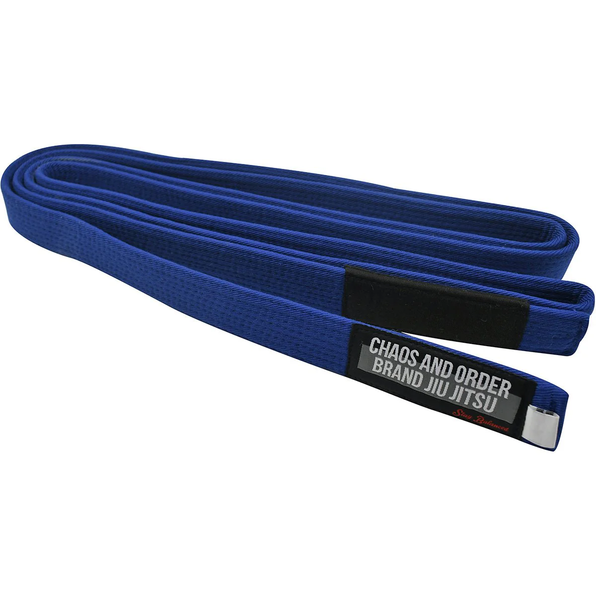 Chaos and Order Premium Jiu-Jitsu Rank Belt - Blue - Image 2