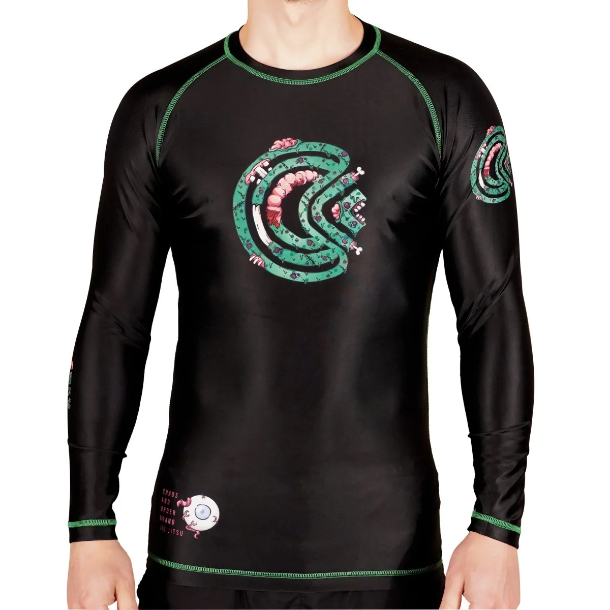 Chaos and Order Zombie Long Sleeve BJJ Rashguard