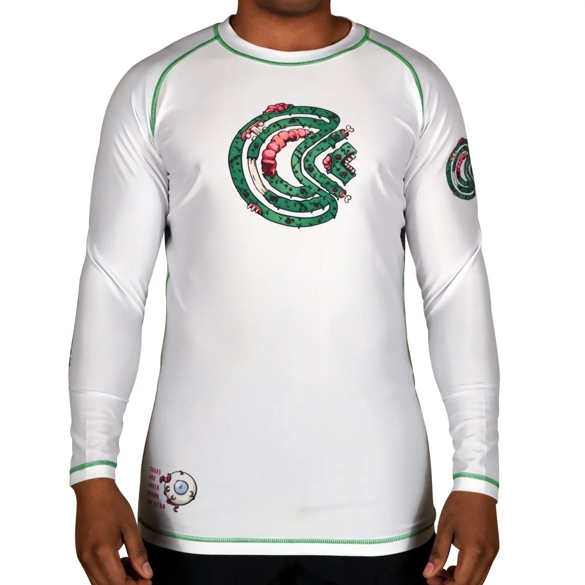 Chaos and Order Zombie Long Sleeve BJJ Rashguard - Image 5