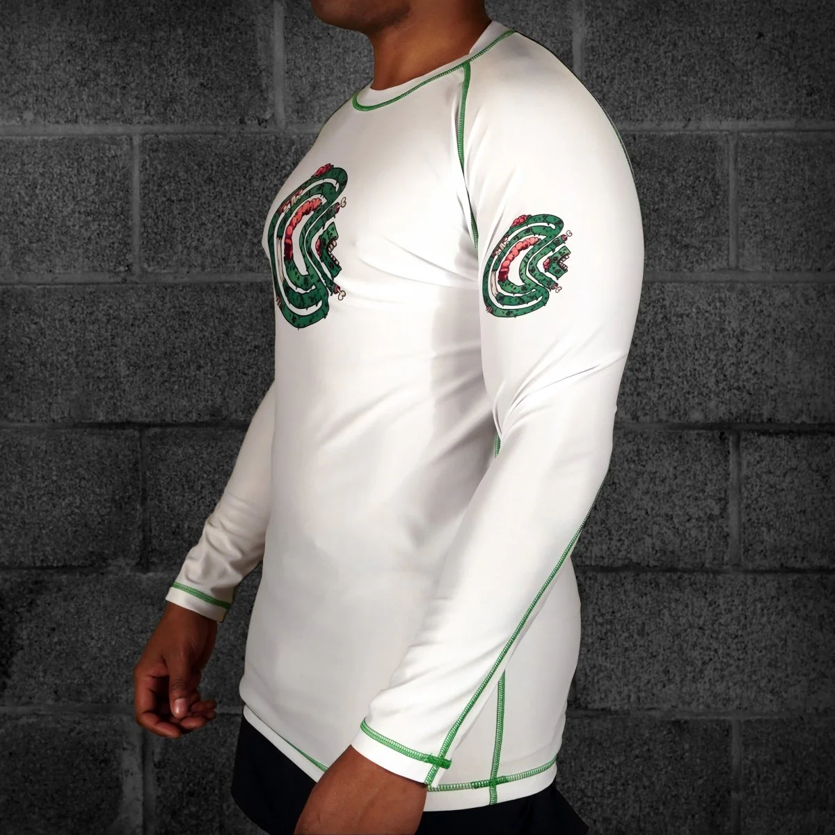 Chaos and Order Zombie Long Sleeve BJJ Rashguard - Image 7