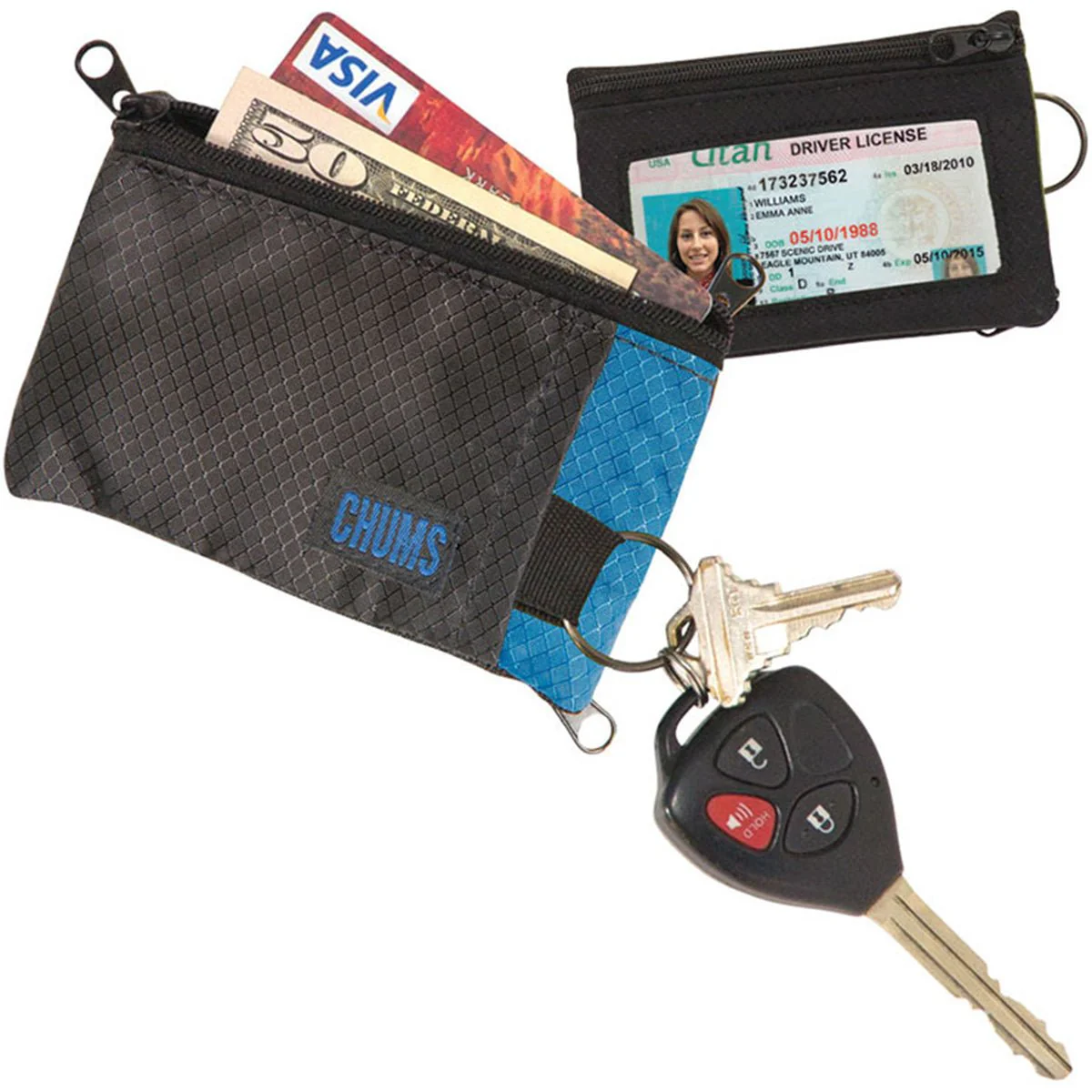 Chums Surfshorts Compact Rip-Stop Nylon Wallet - Image 5