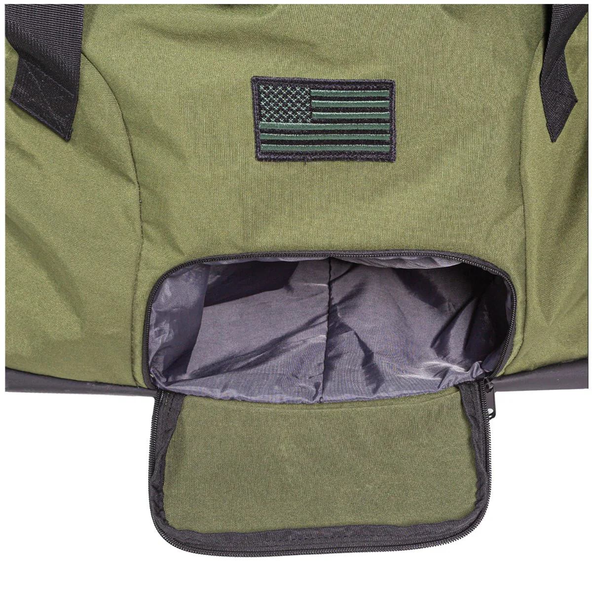 Cliff Keen The Sergeant Roll-Top Duffle Bag - Army Green - Image 3