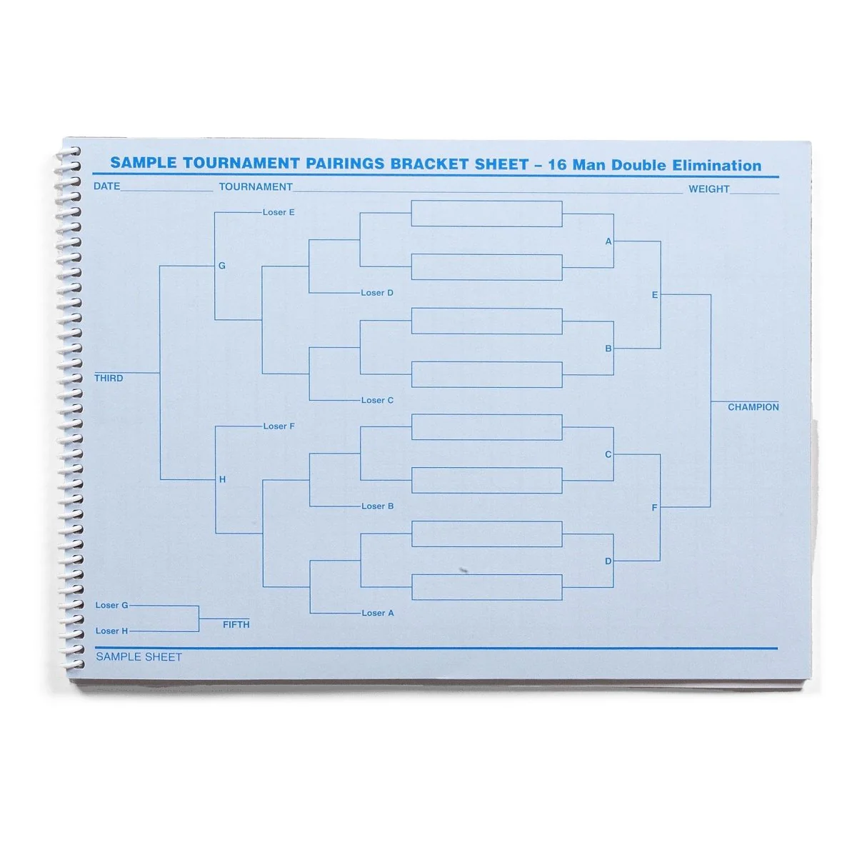 Cliff Keen Wrestling Scorebook - Blue - Image 4
