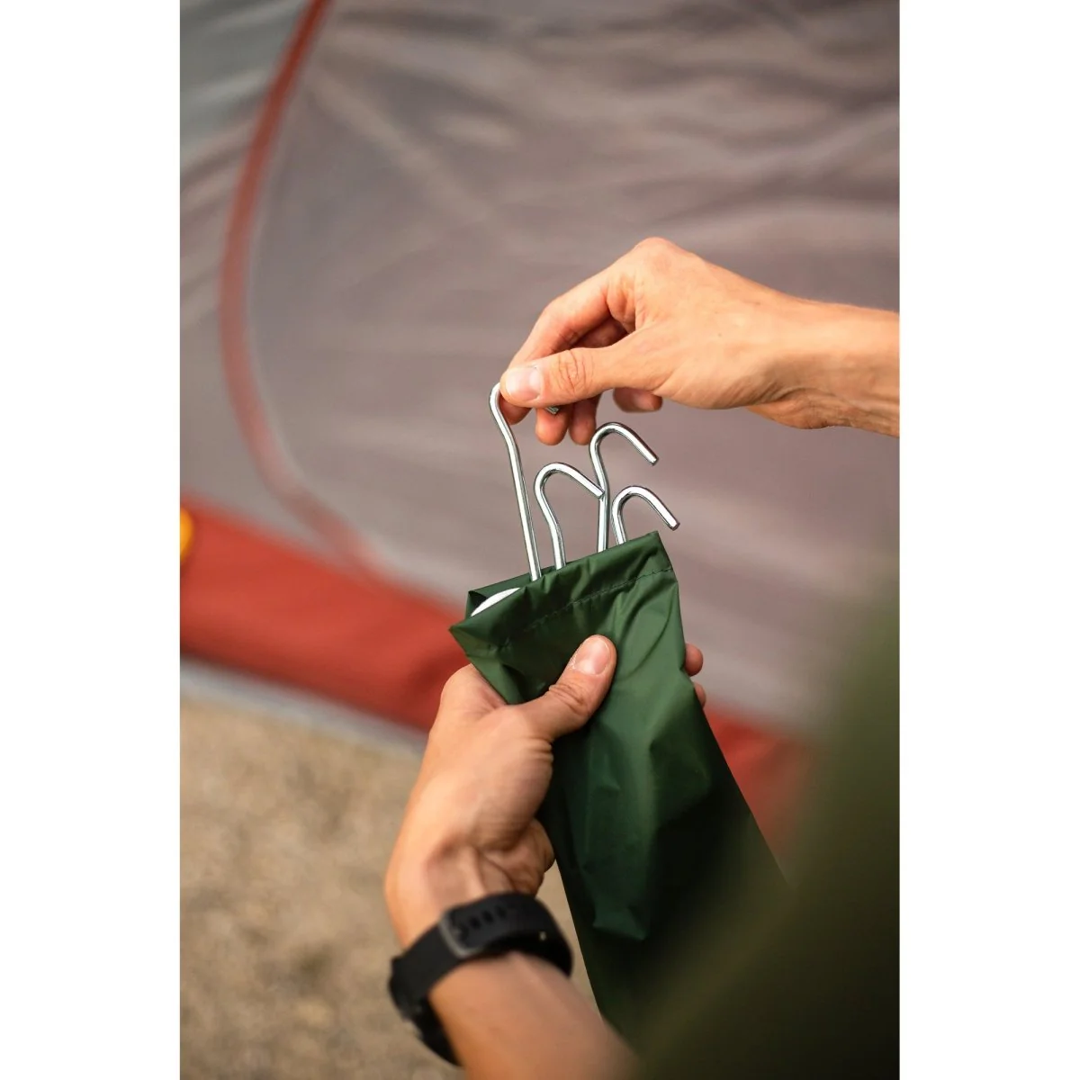 Coghlan's 7" Steel Tent Pegs 4-Pack - Image 3
