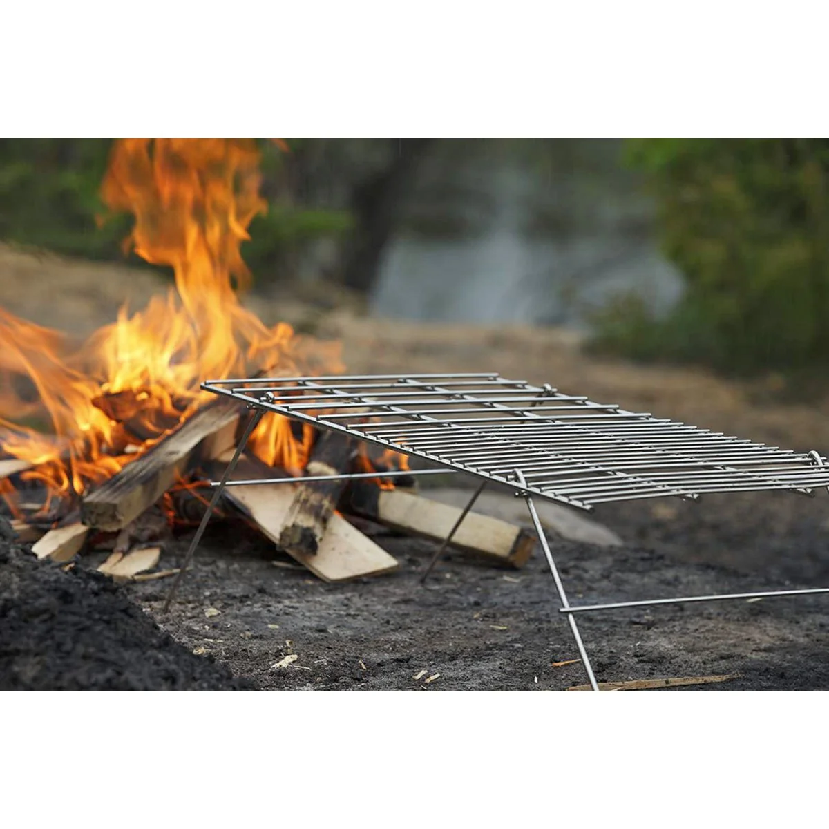 Coghlan's Camp Grill, 12" x 24" Heavy Duty Steel Construction, Camping Gear Pot - Image 4