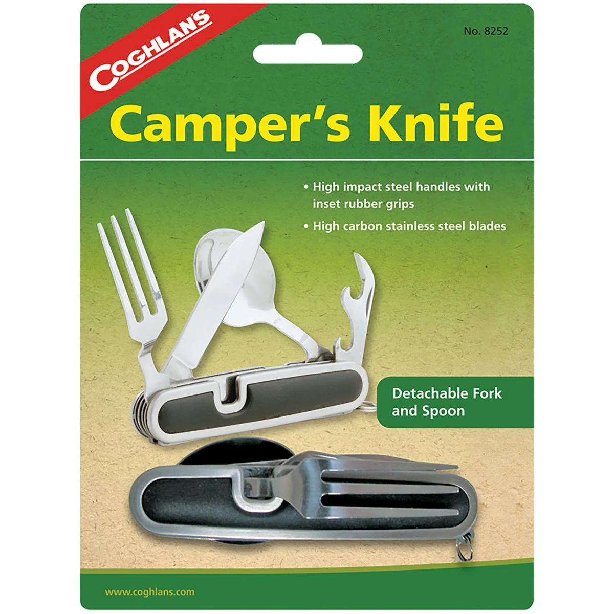 Coghlan's Camper's Knife, Detachable Fork & Spoon, Camping Utensil Cutlery - Image 3