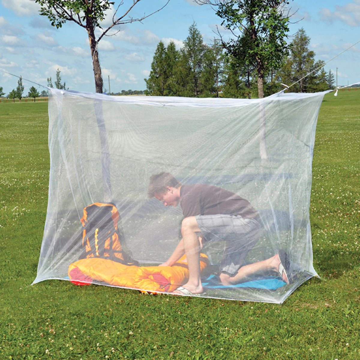 Coghlan's Double Wide Net, White, Mesh Netting Protection - Image 2