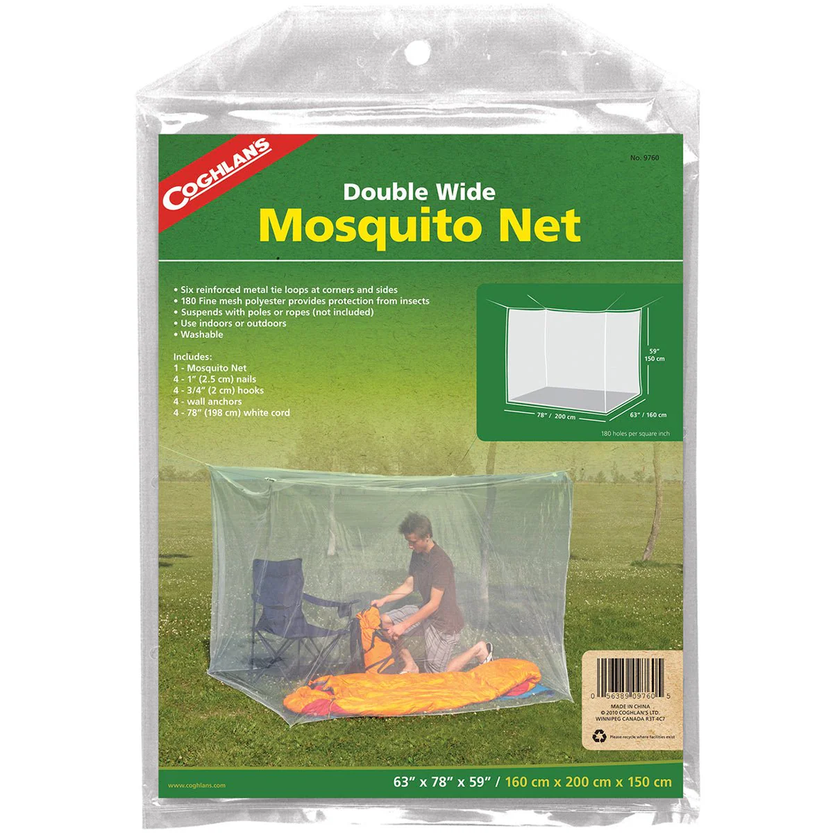 Coghlan's Double Wide Net, White, Mesh Netting Protection - Image 3