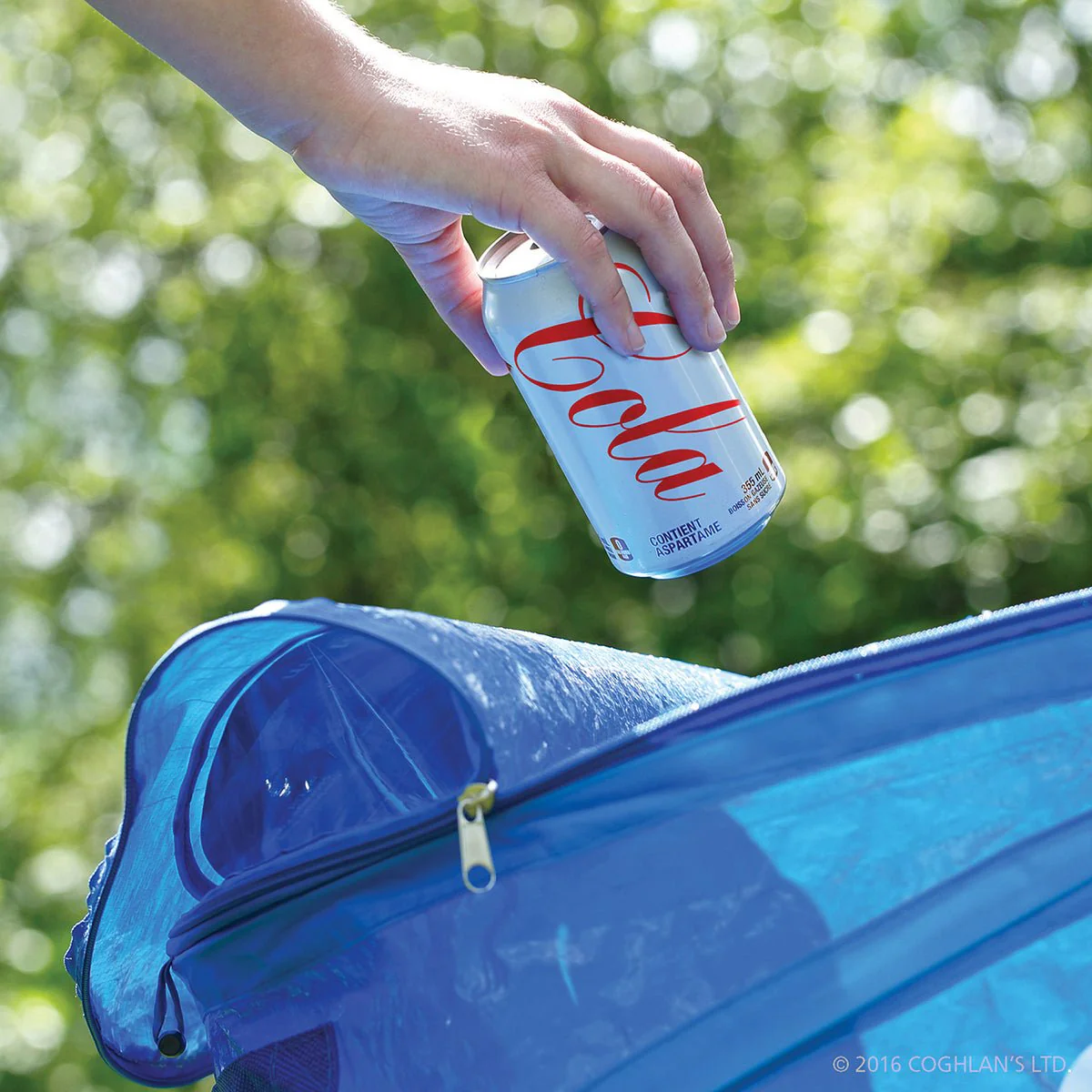 Coghlan's Pop-Up Camp Trash Can/Recycle Bin, Portable Collapsible Camping Basket - Image 6