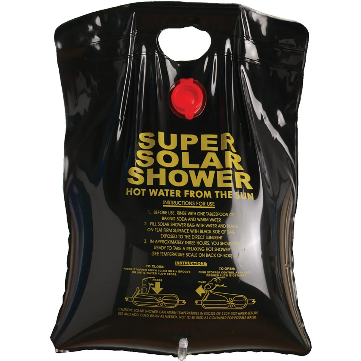 Coghlan's Solar Heated Camp Shower, Holds 5 Gallons, Survival Camping Bathing - Image 2
