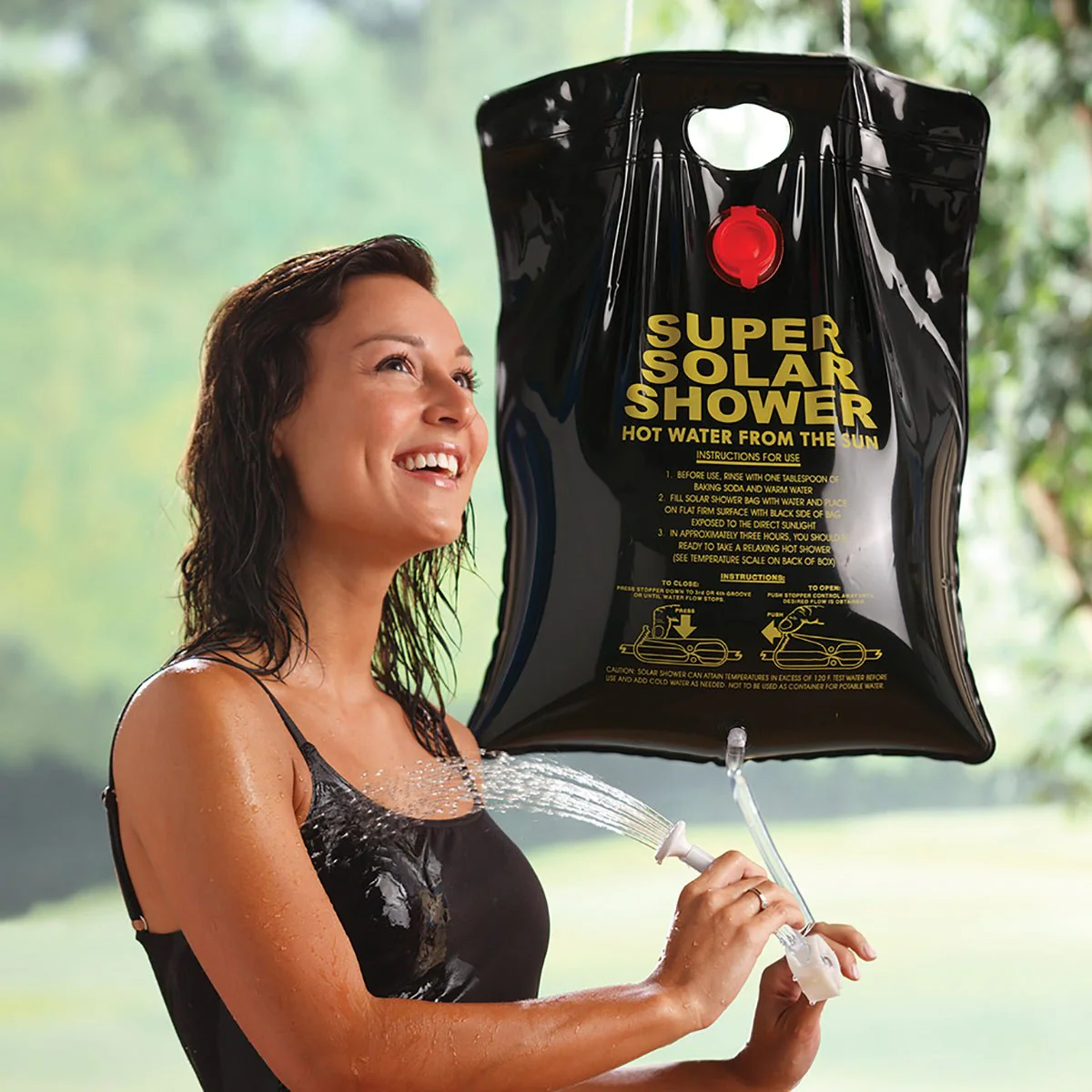 Coghlan's Solar Heated Camp Shower, Holds 5 Gallons, Survival Camping Bathing - Image 4
