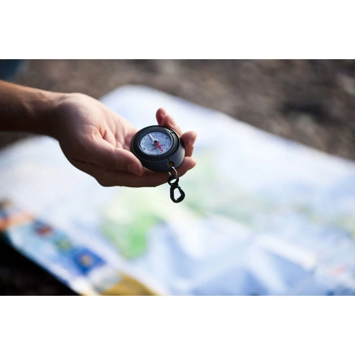 Coghlan's Trail Compass w/ Attached Clip, Liquid Filled for Backpackers Hiking - Image 3