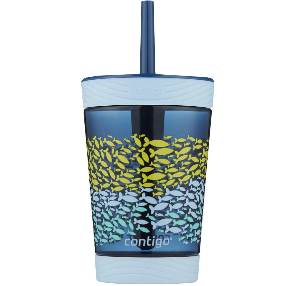 Contigo 14 oz. Kid's Spill-Proof Tritan Plastic Tumbler with Straw