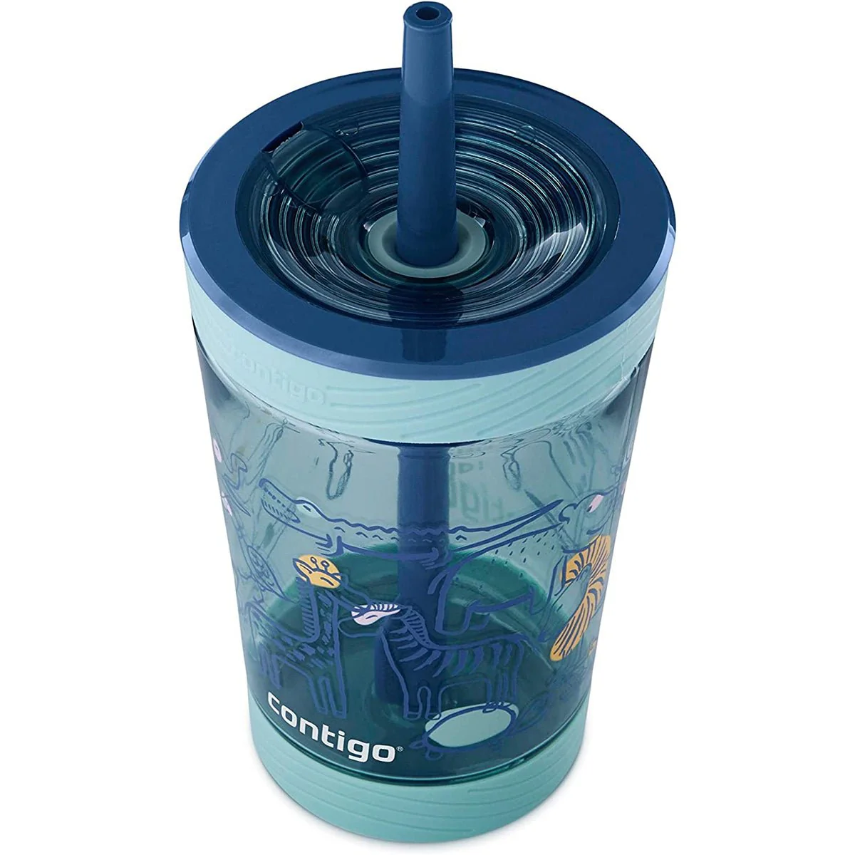 Contigo 14 oz. Kid's Spill-Proof Tritan Plastic Tumbler with Straw - Image 19