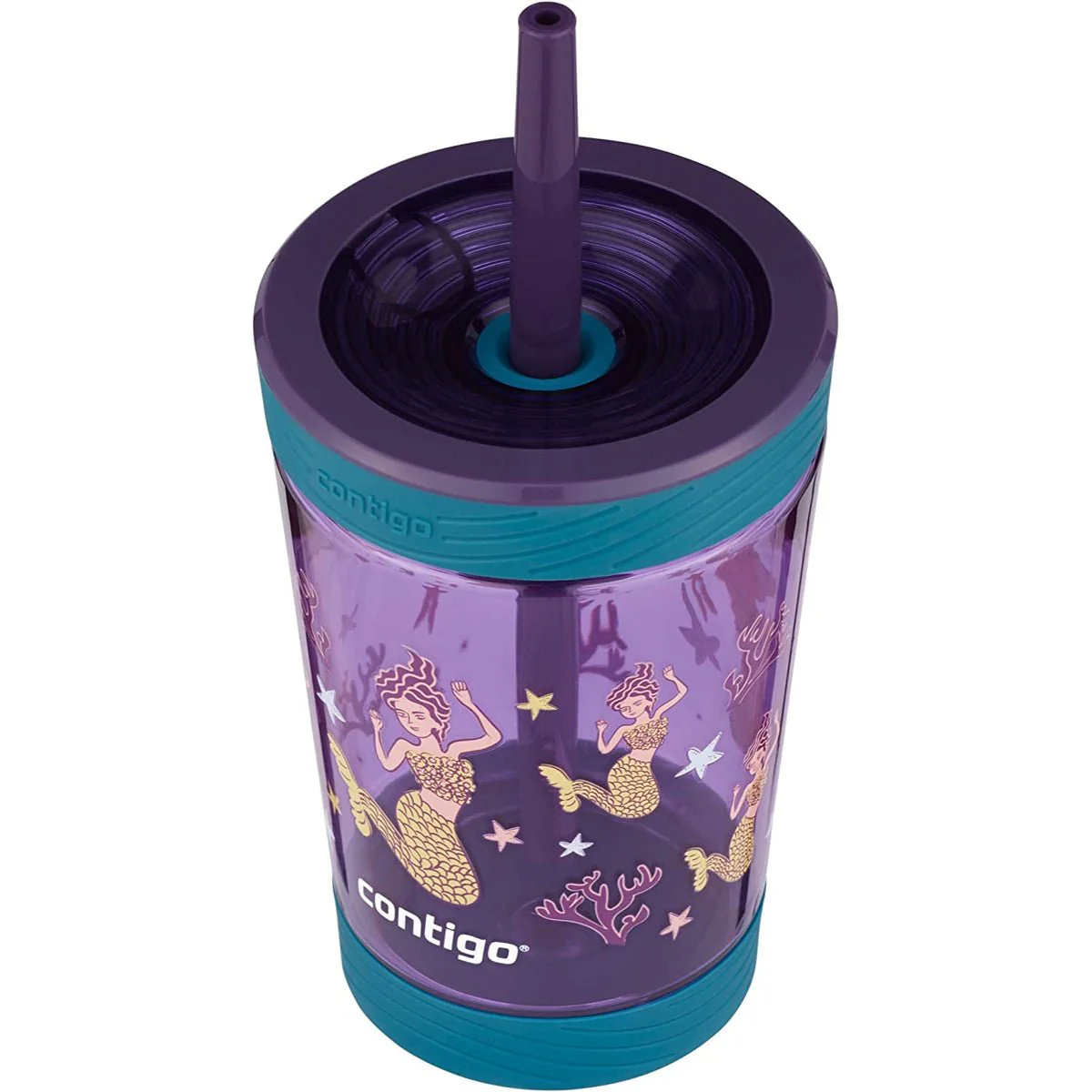 Contigo 14 oz. Kid's Spill-Proof Tritan Plastic Tumbler with Straw - Image 22