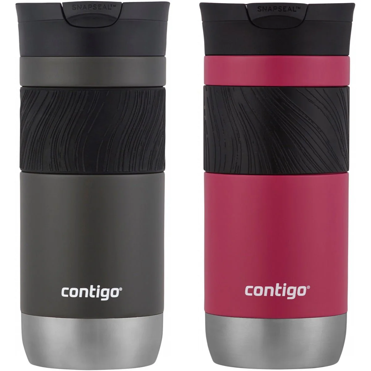 Contigo 16 oz. Byron 2.0 SnapSeal Insulated Stainless Steel Travel Mug 2-Pack - Image 6
